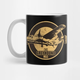 C-2 Greyhound (distressed) Mug